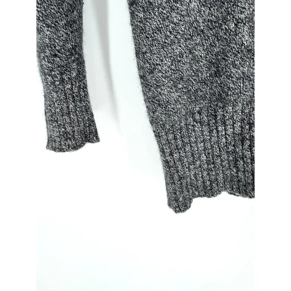 Athleta Vital V-Neck Sweater Gray Wool Cashmere Blend Marl Size Small - Image 3