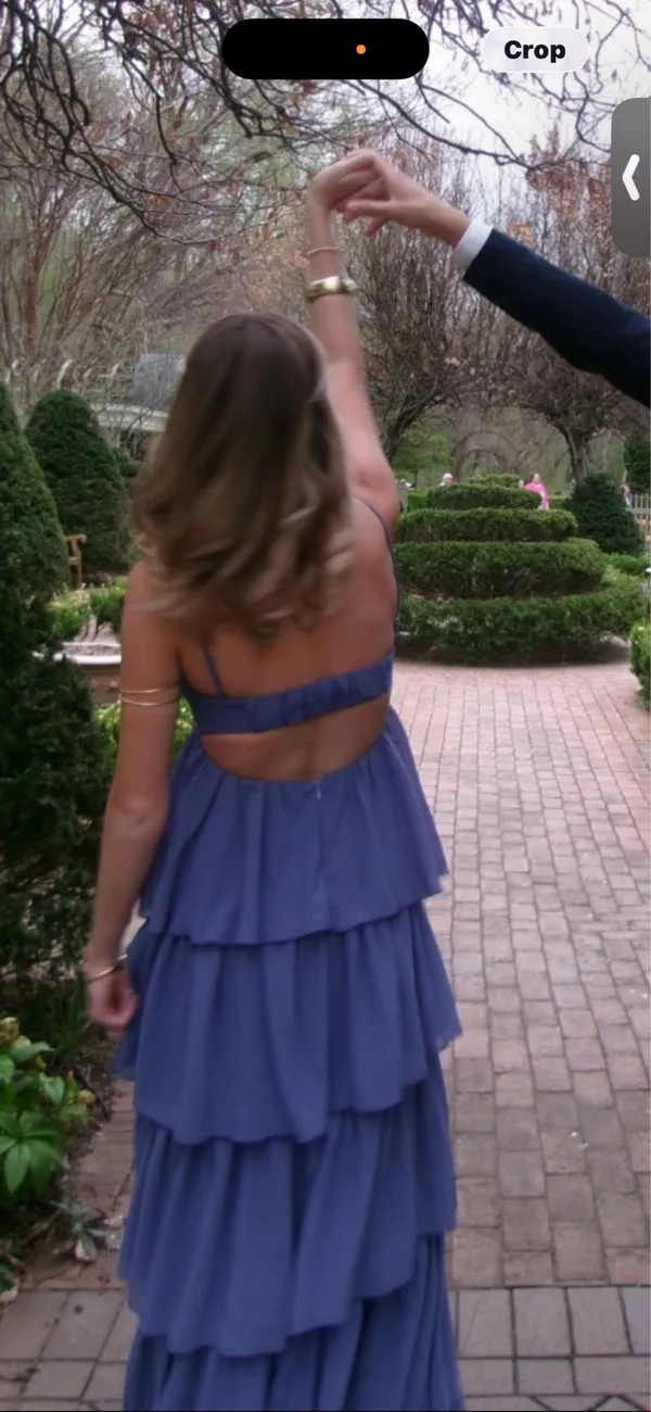 Lucy in the Sky Dress Blue Maxi / Prom - Image 2