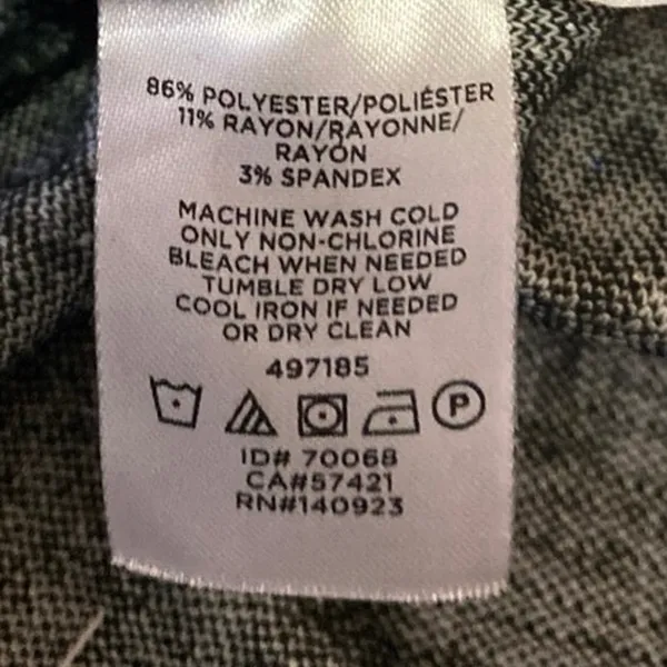 Ann Taylor LOFT Gray Short Sleeve Crew Neck Ruffle Mini Shift Dress Size XS - Image 4