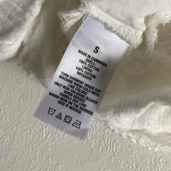 Aeropostale Cottagecore Peasant Crop Top White Lace Size Small - Image 5