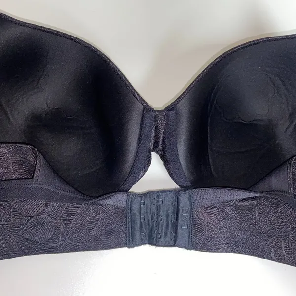 Bali Size 36DD Black Lightly Padded Underwire Bra - Image 3