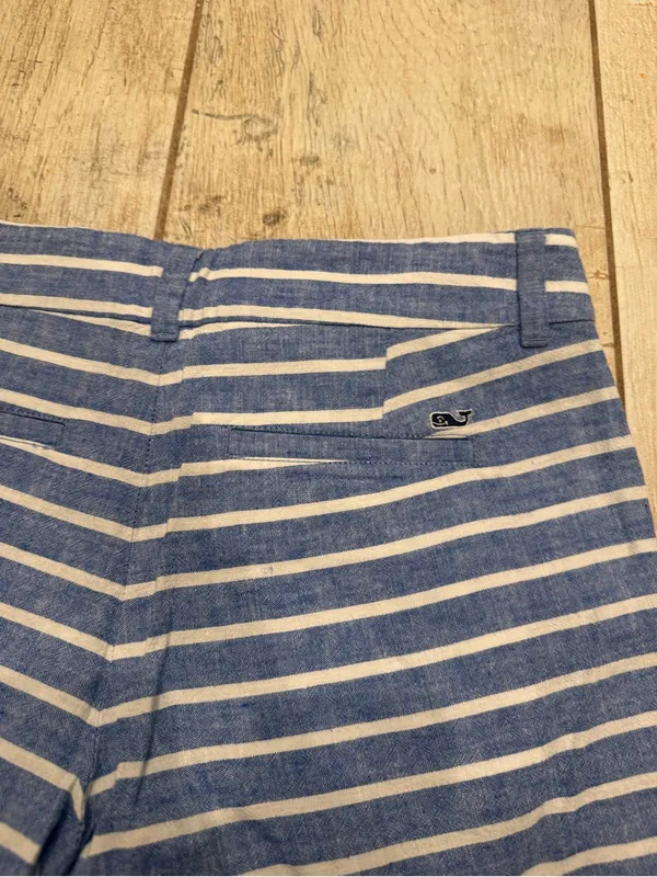 Striped Blue and White Vineyard Vines Shorts - Image 6