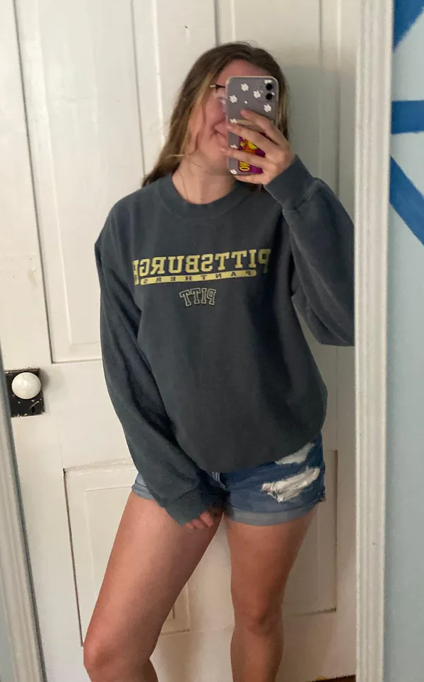 Pittsburgh panthers gray crewneck Size M - Image 3