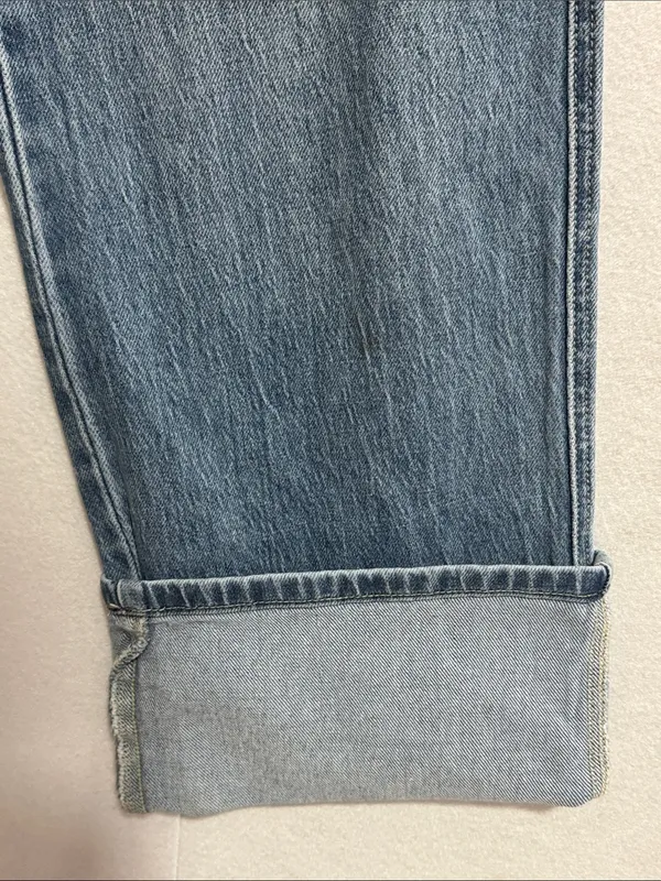 Vici Medium Blue High-Rise Cropped Straight Jeans - Image 3