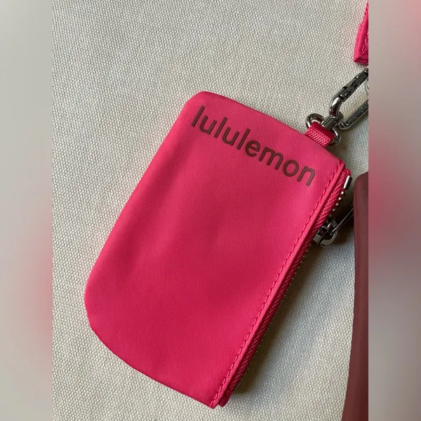 Lululemon Dual Pouch Wristlet - Ancient Copper/Glaze Pink - Image 3