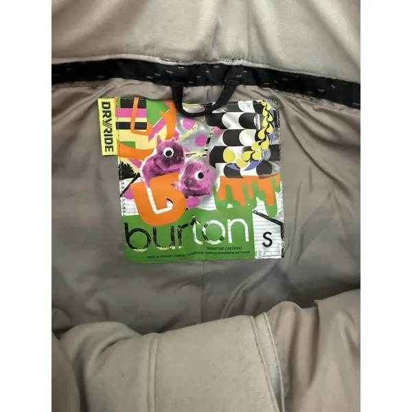 Burton Dryride Black Waterproof Insulated Snow Pants woman S Cargo Ski Snowboard - Image 12
