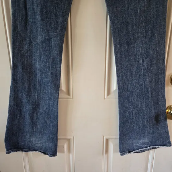 7 For All Mankind Rocker Jeans Womens 31 (34x33.5) Made USA Denim Y2K Low Rise - Image 9