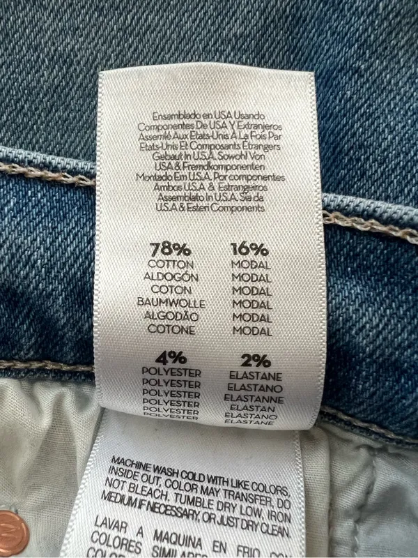 Mother Denim Women’s The Mid Rise Rambler Zip Ankle Jeans Out Of The Blue Sz 32 - Image 7
