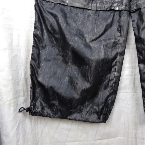 Club Exx Dolls Kill Convertible Cargo Pants S DIY Hand Painted Goth Cyber Rave - Image 8