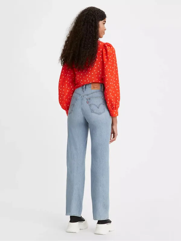 Levi’s High Waist‎ Straight Leg Jeans Light Blue Women Size 29 - Image 4