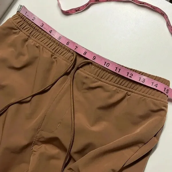 Hedge neutral cargo joggers‎ medium pants unisex windbreaker material drawstring - Image 9