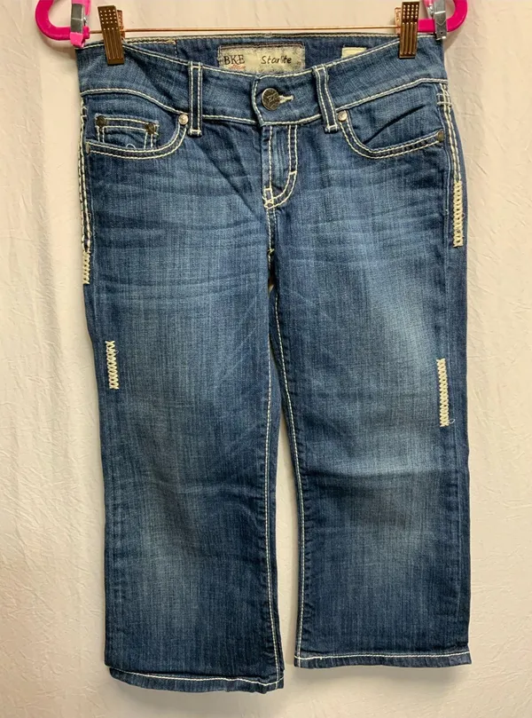 Buckle Starlite Cropped Jeans - Image 5