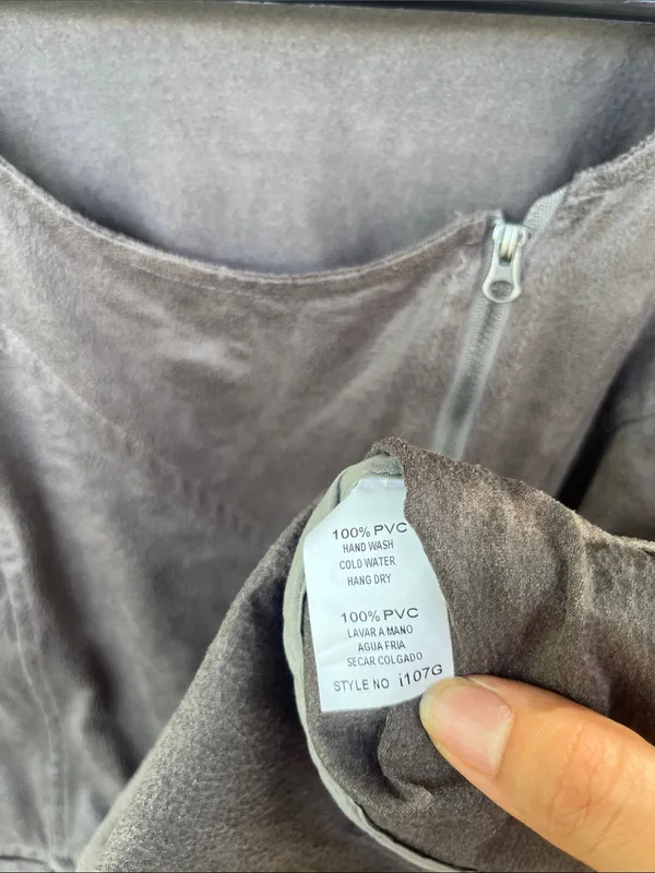 Miilla Clothing Taupe Suede-Look Asymmetrical Zip Jacket - Image 8