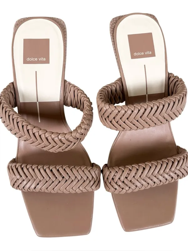 Like New Dolce Vita Sahale Wedge Sandals Size 9.5 Retail $135.00 - Image 2