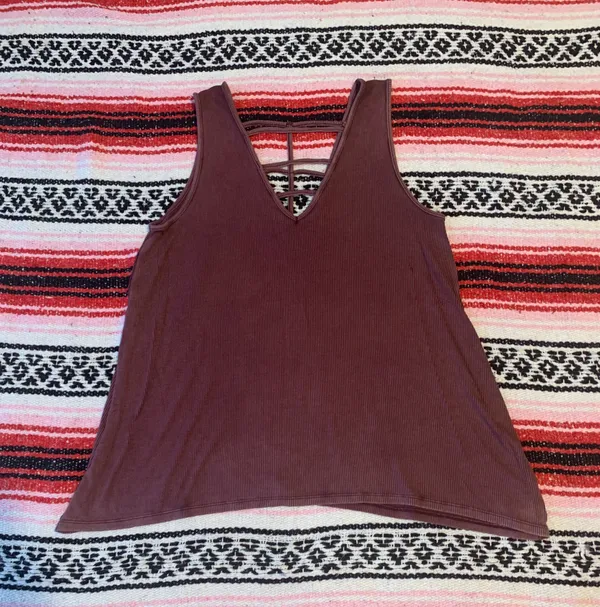 American Eagle Soft & Sexy Rib Ladder Tank - Image 3