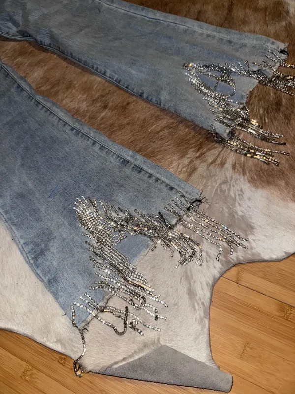 Cropped blue b jeans Size M - Image 5