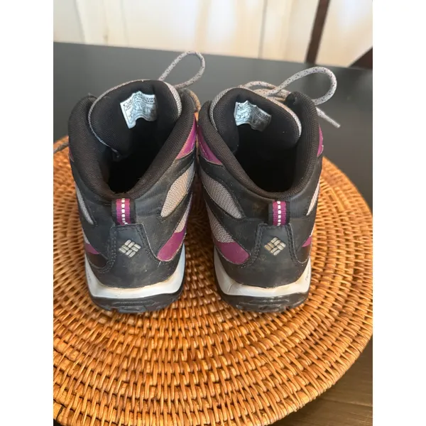 Columbia Peakfreak X2 OutDry Waterproof Hiking Boots Purple Grey Womens 8 YL1042 - Image 3