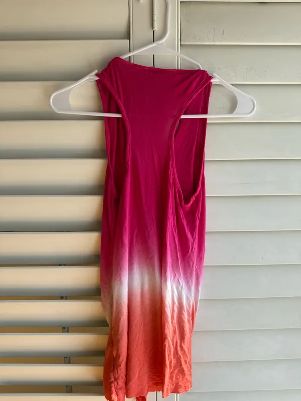 Young Fabulous & Broke Hot Pink Draped Sleeveless Top - Image 6