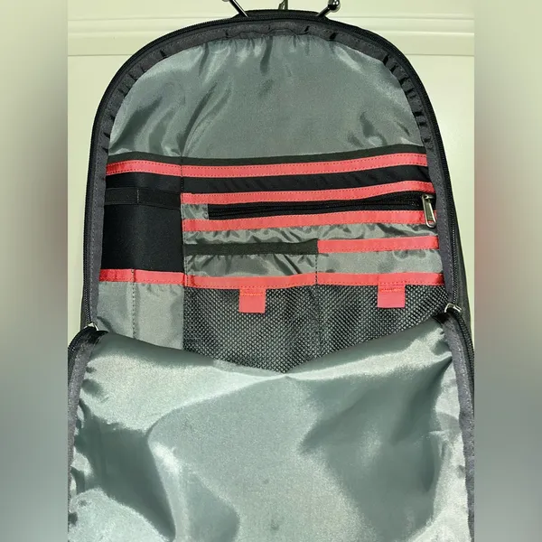 The North Face The North Face Unisex Microbyte Backpack Gray & Red Orange - Image 6