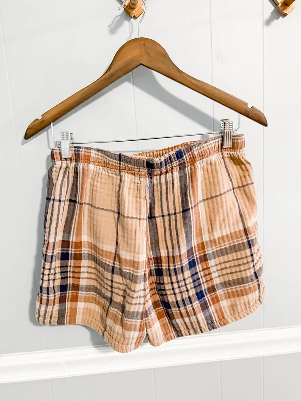 Aerie Gauze Plaid Shorts - Image 5