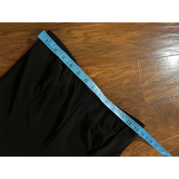 NORMA KAMALI Grace Dress BUILT-IN BODYSUIT Black Strapless Mini PARTY Size XL - Image 8