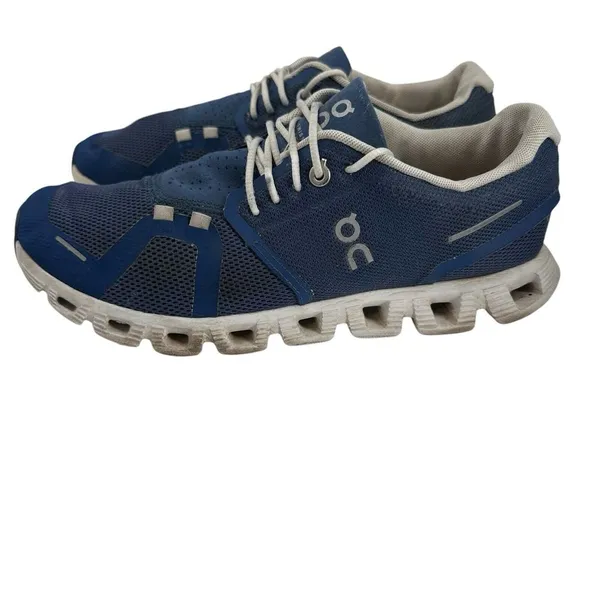 ON‎ Women's Cloud 5 Running Shoe Denim/White Blue Size 8.5 - Image 3
