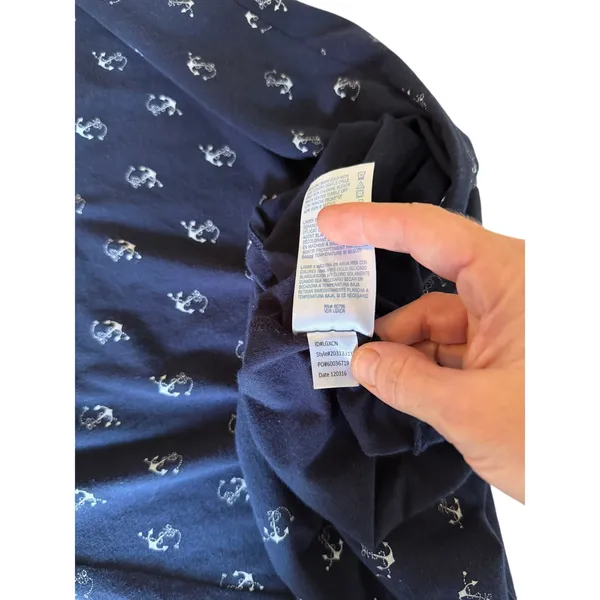 Nautica Anchor Print Sleep Shirt | Women's Small - Image 9