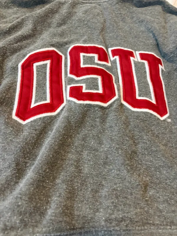 tailgate Ohio state grey cropped hoodie - Image 3