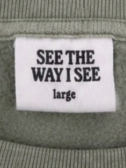See The Way I See “Anxious” Oversized Sweatshirt – Large - Image 2