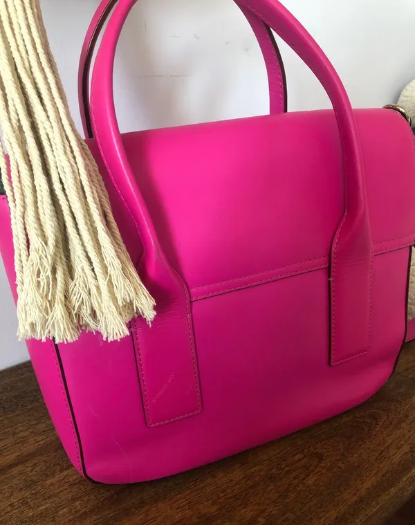 Kate Spade Hot Pink Crossbody Purse - Image 3