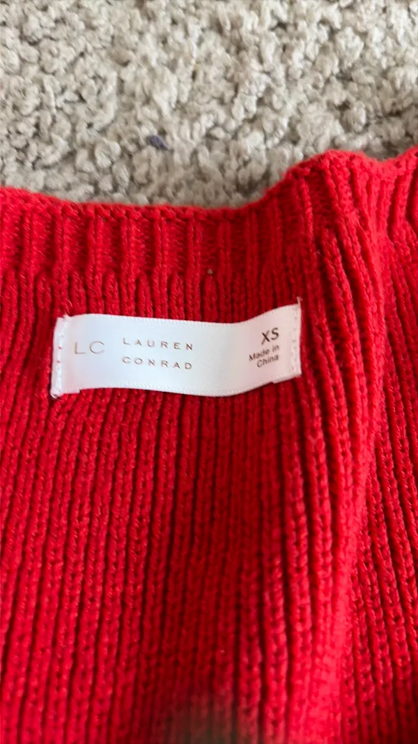 Lauren Conrad Red Sweater Vest - Image 2