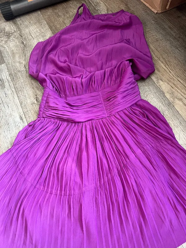 Ramy Brook purple mini dress size small - Image 2