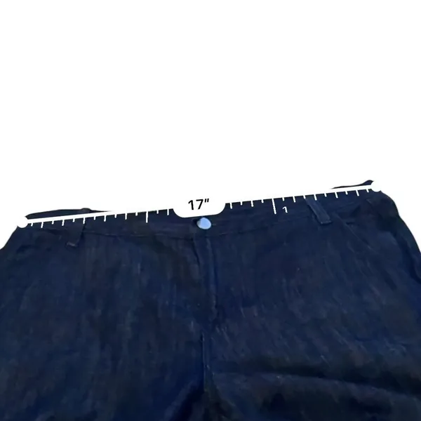 J Brand Wide Leg Denim Trousers 30 Dark Wash High Rise Trouser Jeans Made in USA - Image 8