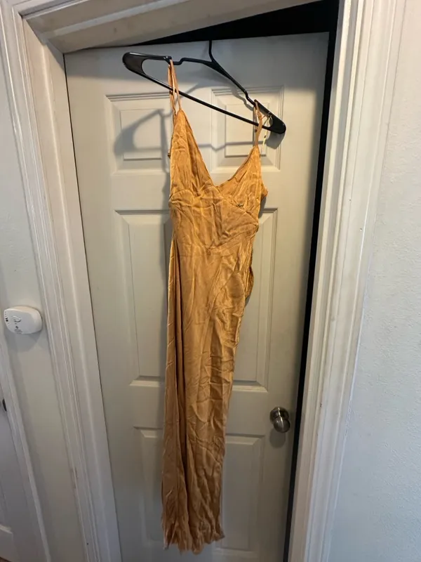 Bardot Malinda Satin Backless Midi Dress - Image 3