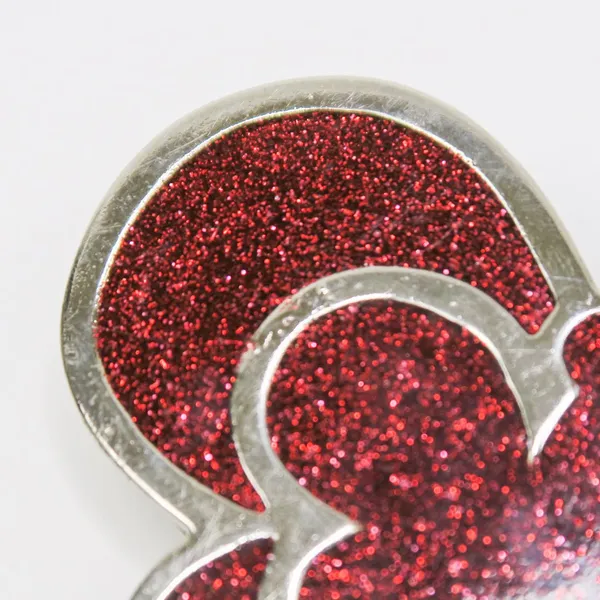 Vintage 90s Red Belt with Sparkly Butterfly Buckle - Image 9