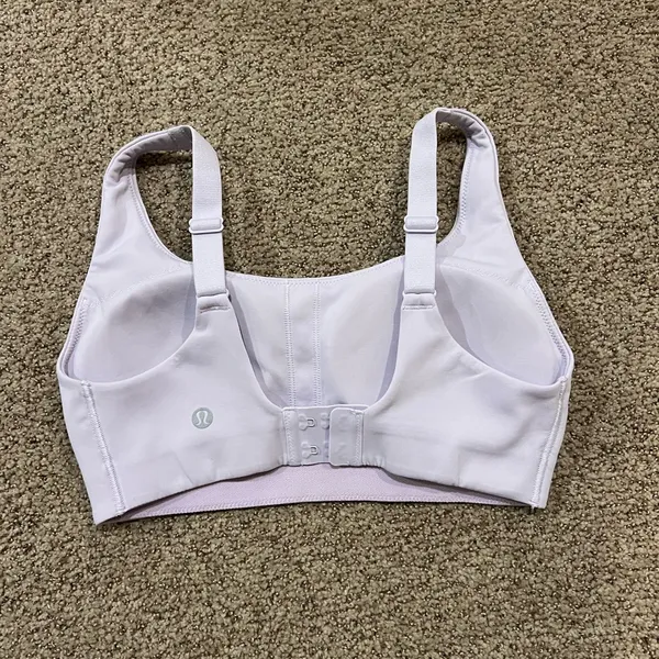 lululemon in alignment straight strap bra light support in lavender dew - Image 3