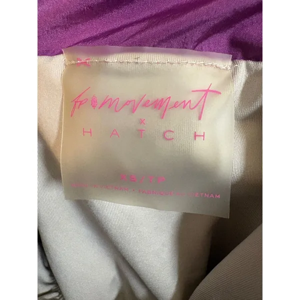 FP Movement x HATCH Way Home Maternity Shorts Purple XS Activewear Running - Image 3