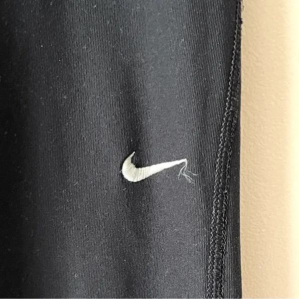 NIKE | Black Full Length Zipper Ankle Leggings Sz S - Image 8