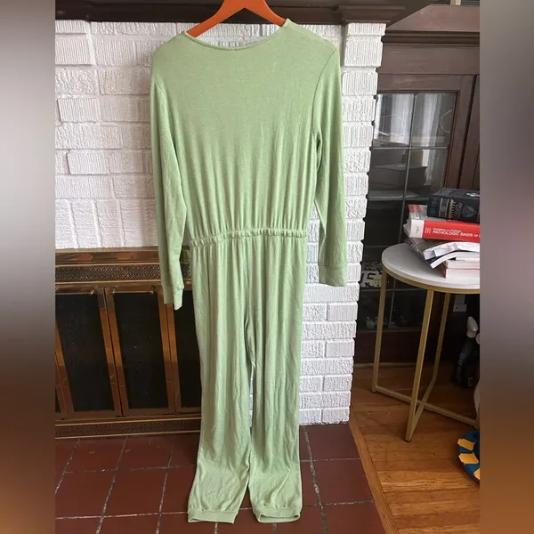 Roller Rabbit Agatha Jumpsuit Ribbed One Piece Jade Green NWT Size‎ M - Image 3