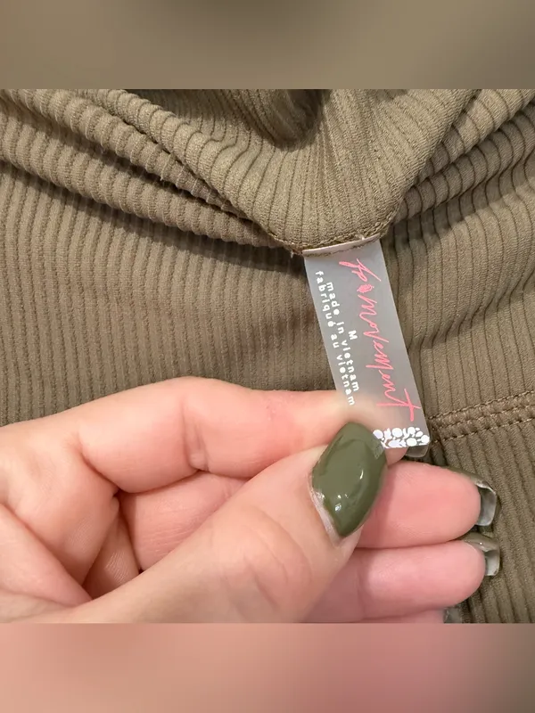 Free People FP Movement Take A Hike Green Harem Pant M - Image 4