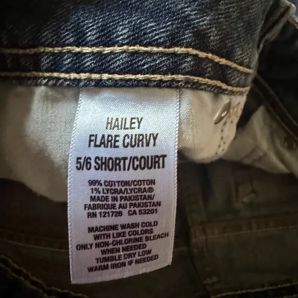 Aeropostale Hailey Flare Curvy Women’s Jeans Size 5/6 Short - Image 6