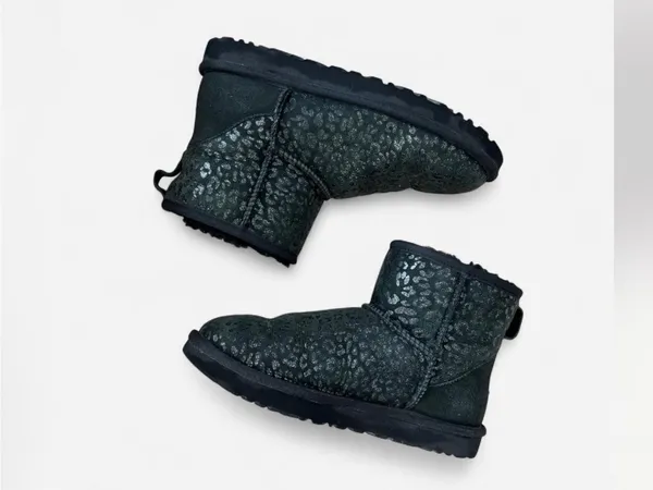 Ugg Classic Mini Snow Leopard Black 7 - Image 2
