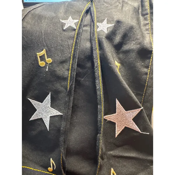 Unique Vintage Star Power‎ Flare Jeans Contrast Stitching 1X/16 - Image 5