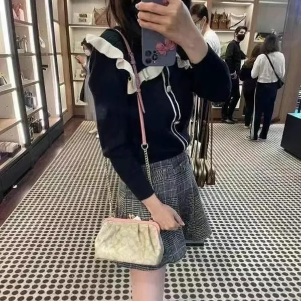 Nora Kisslock Crossbody In Signature Canvas (Coach C2876) - Image 3