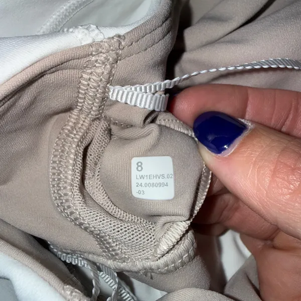 Lululemon Align Halter Tank Top Women 8 White Good LW1EHVS - Image 5