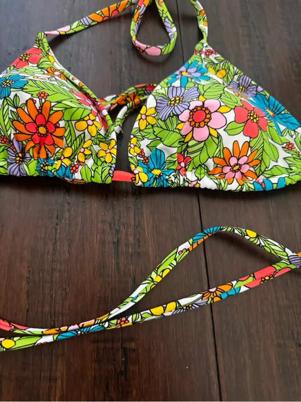 Wild Fable Floral Tie-String Bikini - Image 3