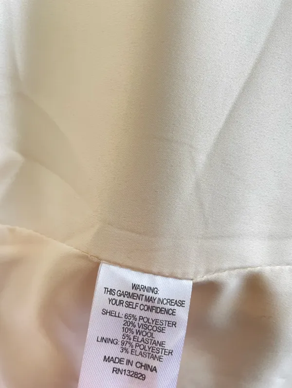 Song Of Style Louisa Coat Jacket in Ivory Cream Size Large New Revolve - Image 9