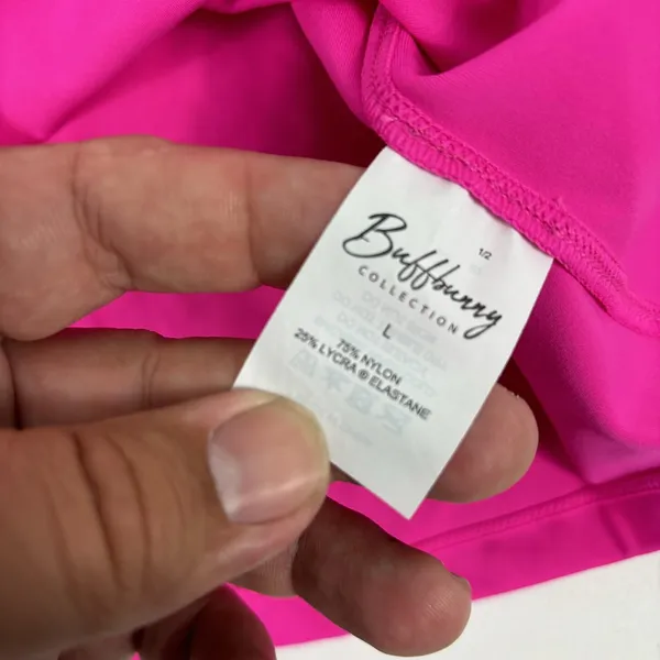 Buffbunny Collection Tank Top Womens Large Pink Crew Neck Athletic Yoga Gym - Image 6