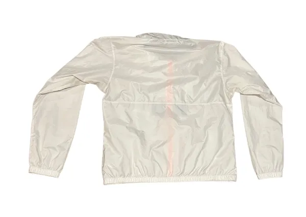 white and neon orange / pink windbreaker 🔥 - Image 2