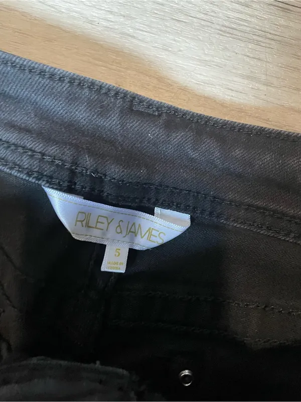Women's Black Bootcut Jeans Size 25 - Image 2